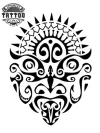 tatouage-ephemere-visage-tahitien-motif tatouage-ephemere-visage-tahitien-motif