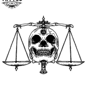 tatouage-ephemere-tete-de-mort-balance-design-unique tatouage-ephemere-tete-de-mort-balance-design-unique