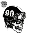 tatouage-ephemere-tete-de-mort-espagnol-realiste-evenementiel tatouage-ephemere-tete-de-mort-espagnol-realiste-evenementiel