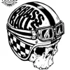 tatouage ephemere tete de mort casque moto biker durable realiste tatouage ephemere tete de mort casque moto biker durable realiste