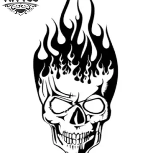 tatouage ephemere tete de mort espagnole motif unique temporaire tatouage ephemere tete de mort espagnole motif unique temporaire