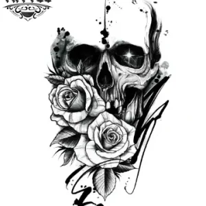tatouage ephemere tete de mort unisexe pour homme et femme tatouage ephemere tete de mort unisexe pour homme et femme