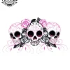 tatouage-ephemere-tete-de-mort-girly-style-chic