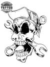 tatouage-ephemere-tete-de-mort-homme-realiste-durable