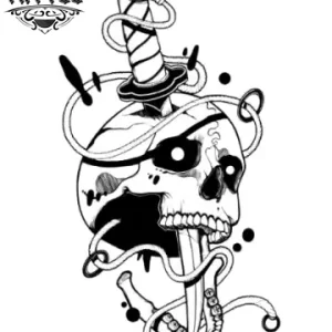 tatouage tete de mort espagnole ephemere effet realiste tatouage tete de mort espagnole ephemere effet realiste