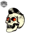 tatouage temporaire tete de mort mexicaine old school tatouage temporaire tete de mort mexicaine old school