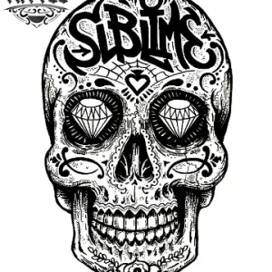 tatouage-ephemere-tete-de-mort-espagnol-design-squelettique tatouage-ephemere-tete-de-mort-espagnol-design-squelettique