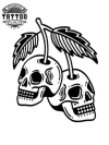 tatouage-ephemere-tete-de-mort-homme-femme-resistant-eau