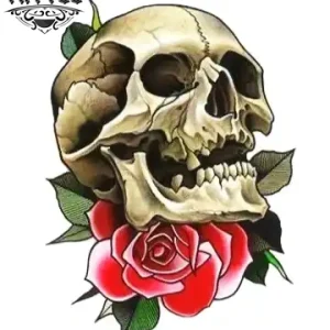 tatouage-ephemere-tete-de-mort-espagnol-design tatouage-ephemere-tete-de-mort-espagnol-design