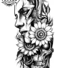 tatouage-temporarire-tete-de-mort-espagnol-realiste-waterproof tatouage-temporarire-tete-de-mort-espagnol-realiste-waterproof