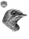 tatouage-hirondelle-ephemere-design-tete-doiseau tatouage-hirondelle-ephemere-design-tete-doiseau