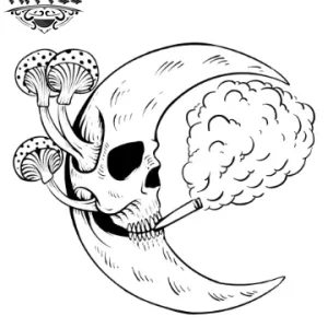 tatouage-ephemere-lune-mystique-design-tete-de-lune tatouage-ephemere-lune-mystique-design-tete-de-lune