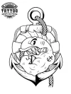 tatouage-ephemere-tete-de-poisson-style-unique