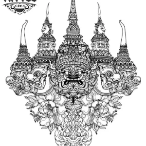 tatouage-ephemere-thailandais-design-traditionnel-tatouage-thai-temporaire