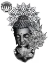 tatouage-THAILANDAIS-ephemere-lotus-design-floral tatouage-THAILANDAIS-ephemere-lotus-design-floral