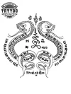 tatouage-ephemere-serpent-tatouage-thailandais-design-unique tatouage-ephemere-serpent-tatouage-thailandais-design-unique