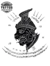tatouage-ephemere-thailandais-traditionnel-design-authentique tatouage-ephemere-thailandais-traditionnel-design-authentique