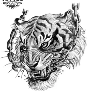 tatouage-ephemere-tigre-temporaire-longue-duree-image tatouage-ephemere-tigre-temporaire-longue-duree-image