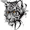 tatouage-tigre-blanc-ephemere-magnifique-sur-peau tatouage-tigre-blanc-ephemere-magnifique-sur-peau