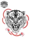 tatouage_temporarire_tigre_chinois_homme_art_corporel tatouage_temporarire_tigre_chinois_homme_art_corporel