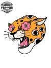 tatouage ephemere tigre elegant pour femme tatouage ephemere tigre elegant pour femme