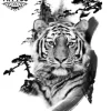 tatouage ephemere tigre foret sauvage image alt tatouage ephemere tigre foret sauvage image alt