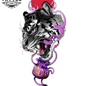 tatouage ephemere tigre japonais pour femme elegant et temporaire tatouage ephemere tigre japonais pour femme elegant et temporaire