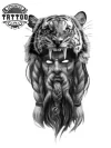 tatouage-tigre-visage-ephemere-design-sauvage-intense tatouage-tigre-visage-ephemere-design-sauvage-intense