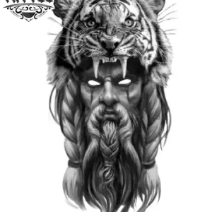 tatouage-tigre-visage-ephemere-design-sauvage-intense tatouage-tigre-visage-ephemere-design-sauvage-intense