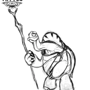 tatouage-ephemere-tortue-cartoon-design-unique-colore tatouage-ephemere-tortue-cartoon-design-unique-colore