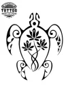 tatouage-tortue-ephemere-fleur-design-tendance-naturel tatouage-tortue-ephemere-fleur-design-tendance-naturel