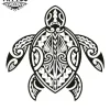 tatouage ephémère tortue hawaïenne design océanique tatouage ephémère tortue hawaïenne design océanique