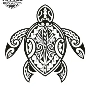 tatouage ephémère tortue hawaïenne design océanique tatouage ephémère tortue hawaïenne design océanique