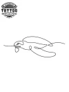 tatouage-ephemere-tortue-design-en-ligne-minimaliste tatouage-ephemere-tortue-design-en-ligne-minimaliste