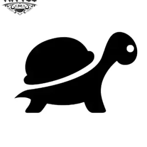 tatouage-ephemere-tortue-noire-look-original tatouage-ephemere-tortue-noire-look-original
