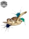 tatouage-tortue-stylisé-temporaire-waterproof tatouage-tortue-stylisé-temporaire-waterproof