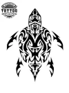 tatouage-tortue-ephemere-tribal-polynesien tatouage-tortue-ephemere-tribal-polynesien