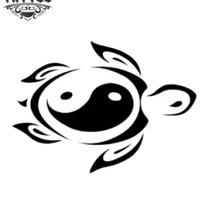 tatouage-ephemere-tortue-yin-yang-design-unique tatouage-ephemere-tortue-yin-yang-design-unique