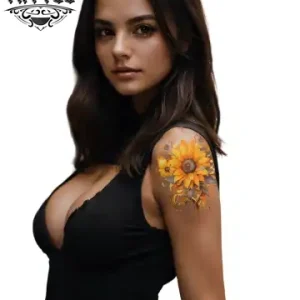 tatouage-ephemere-tournesol-epaule-design-floral-temporary-tattoo tatouage-ephemere-tournesol-epaule-design-floral-temporary-tattoo