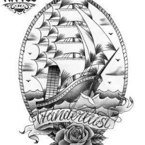 tatouage-ephemere-traditionnel-design-nautique-marin tatouage-ephemere-traditionnel-design-nautique-marin