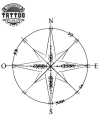 tatouage-ephemere-triangle-boussole-design-unique