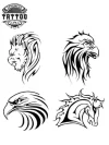 tatouage-ephemere-animaux-design-tribal-temporaire-authentique tatouage-ephemere-animaux-design-tribal-temporaire-authentique