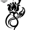 tatouage-ephemere-tribal-fleur-design-unique tatouage-ephemere-tribal-fleur-design-unique