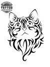tatouage-ephemere-tribal-chat-design-original-tendance tatouage-ephemere-tribal-chat-design-original-tendance