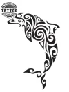 tatouage-ephemere-tribal-dauphin-unique-style tatouage-ephemere-tribal-dauphin-unique-style
