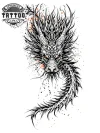 tatouage-ephemere-tribal-dragon-design-unique-impactant tatouage-ephemere-tribal-dragon-design-unique-impactant