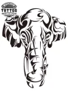 tatouage-ephemere-tribal-elephant-design-unique-style tatouage-ephemere-tribal-elephant-design-unique-style
