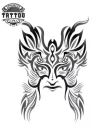 tatouage-ephemere-tribal-guerrier-motif-authentique-tatouage-TRIBAL