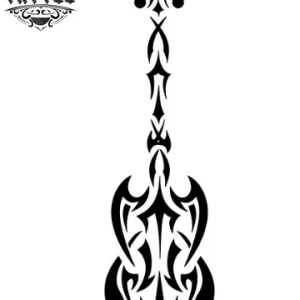 tatouage-ephemere-tribal-guitare-design-unique-temporaire-tatouage-tribal tatouage-ephemere-tribal-guitare-design-unique-temporaire-tatouage-tribal