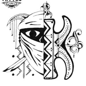 tatouage-ephemere-tribal-kabyle-design-unique-authentique tatouage-ephemere-tribal-kabyle-design-unique-authentique